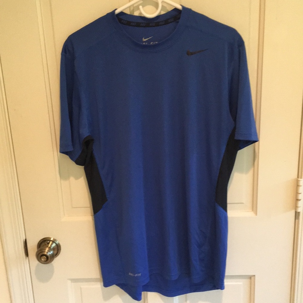 Mens Nike Shirt Athletic DriFit Crew Tennis Sports